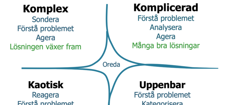 Månadens Spaning – Att verka i komplexitet kräver andra angreppssätt- Cynefin-teorin